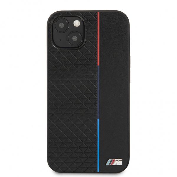 BMW iPhone 13 Mini Cover Trekantmønster Sort