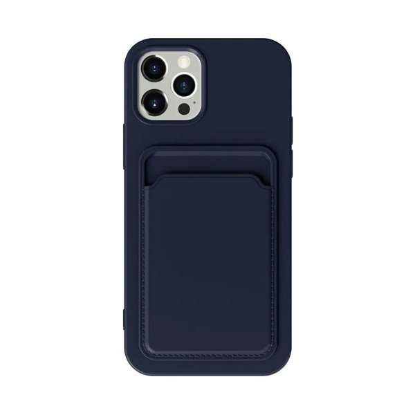 iPhone 13 Cover Kortholder Blå