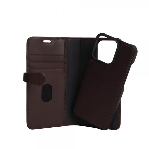 Buffalo iPhone 13 Pro Etui Buffalo Aftagelig Skal Brun