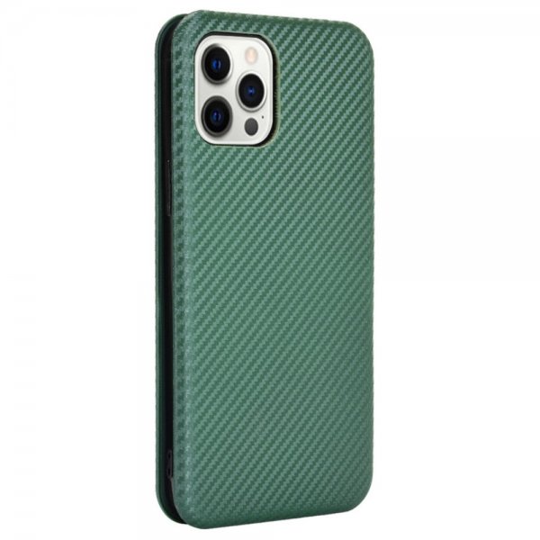 iPhone 13 Pro Cover Kulfibertekstur Grøn