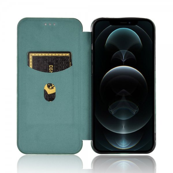 iPhone 13 Pro Cover Kulfibertekstur Grøn