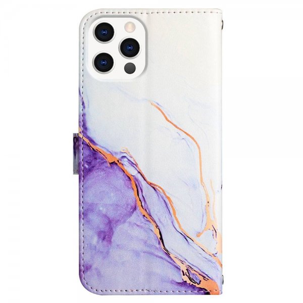 iPhone 13 Pro Cover Marmor Hvid Lilla