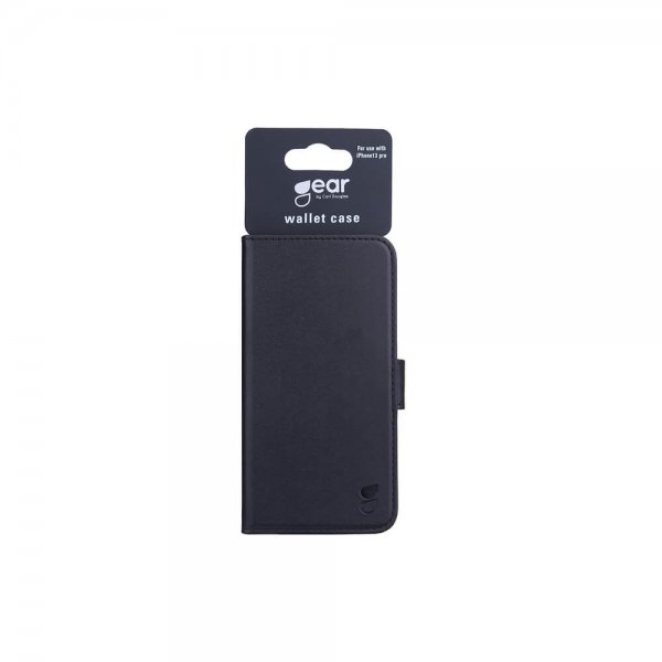 Gear iPhone 13 Pro Cover med Kreditkortholder Sort