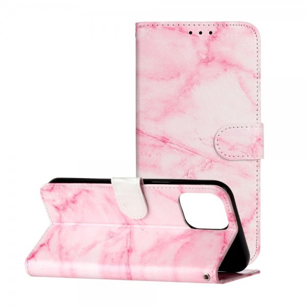 iPhone 13 Pro Cover Motiv Rosa Marmor