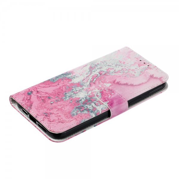 iPhone 13 Pro Cover Motiv Lyserød Sten