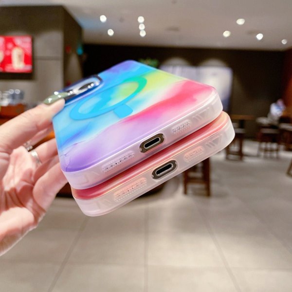 iPhone 13 Pro Cover Mønster Abstrakt Flerfarvet