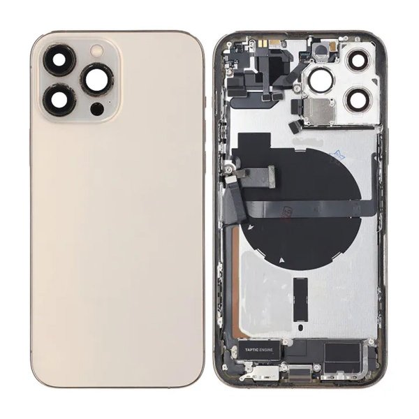 iPhone 13 Pro Max Bagside med Komplet Ramme OEM - Guld