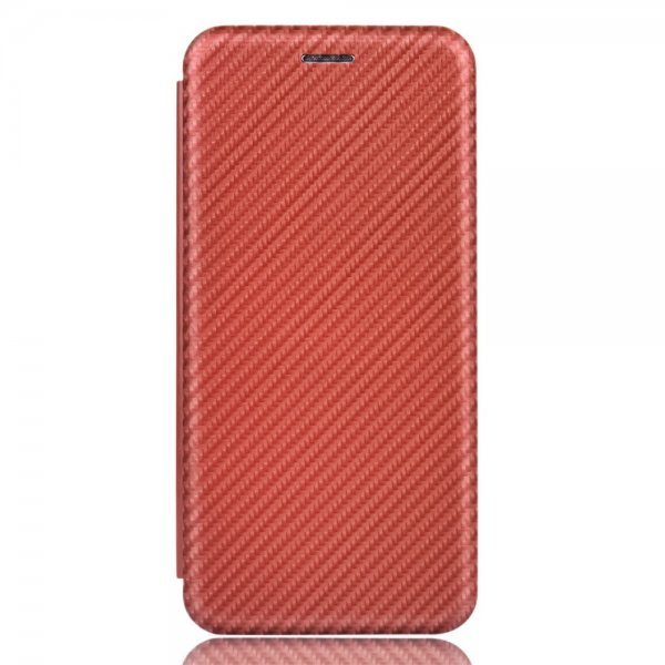 iPhone 13 Pro Max Cover Kulfibertekstur Brun