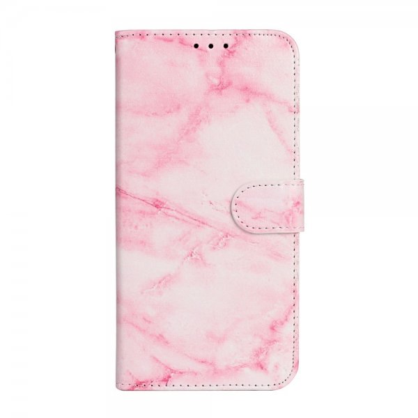 iPhone 13 Pro Max Cover Motiv Rosa Marmor