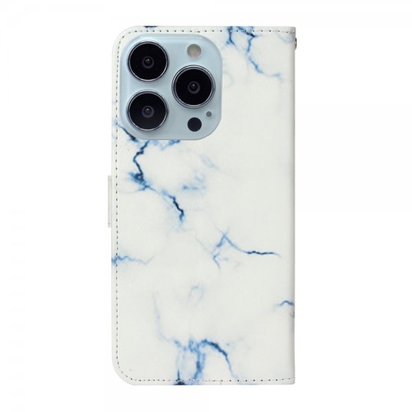 iPhone 13 Pro Max Cover Motiv Hvid Marmor