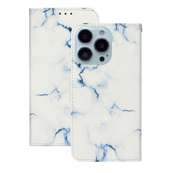 iPhone 13 Pro Max Cover Motiv Hvid Marmor