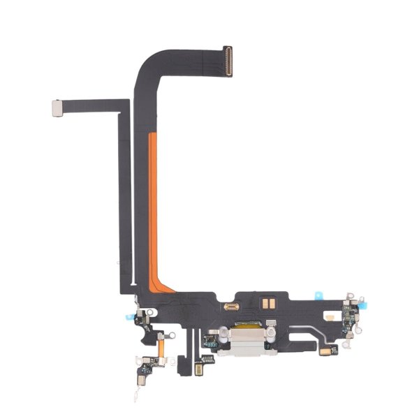 iPhone 13 Pro Max Opladerstik med Flexkabel Original - Hvid