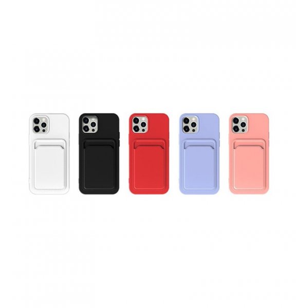 iPhone 13 Pro Max Cover Kortholder Rosa
