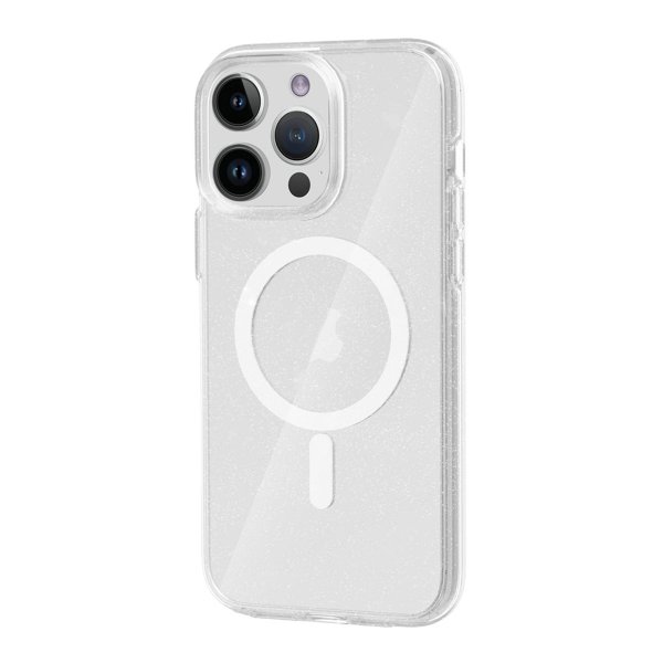 iPhone 13 Pro Max Cover Glitter Stødsikkert Gennemsigtigt