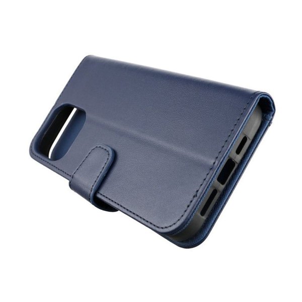 Rvelon iPhone 13 Pro Max Cover Udklappeligt Kortrum Blå