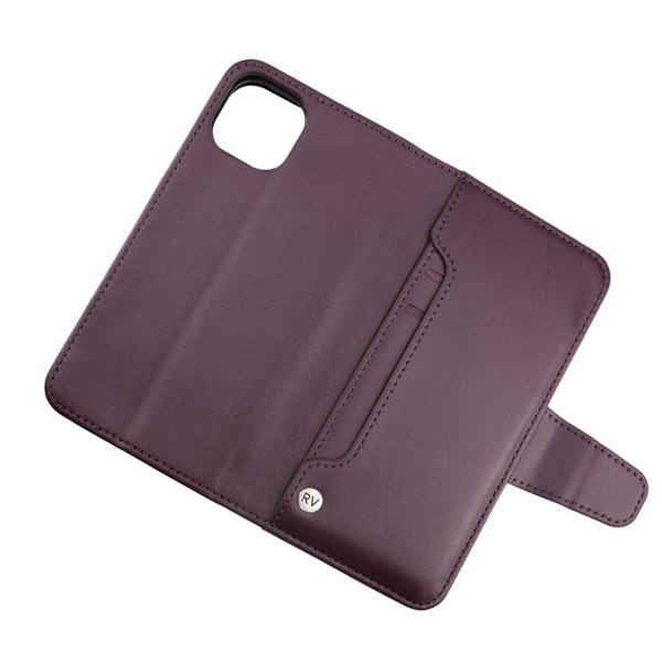 Rvelon iPhone 13 Pro Max Etui Udtrækkeligt Kortrum Lilla