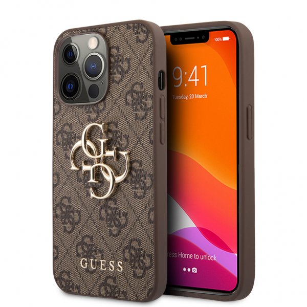 Guess iPhone 13 Pro Max Cover Big Logo Brun