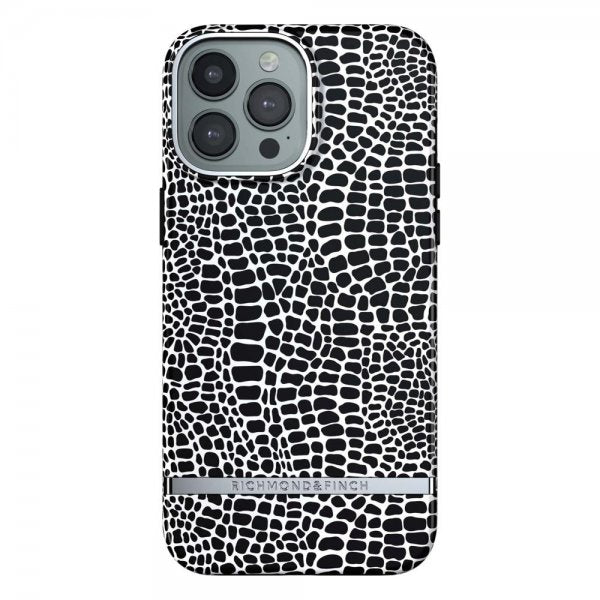 Richmond & Finch iPhone 13 Pro Max Cover Black Croc