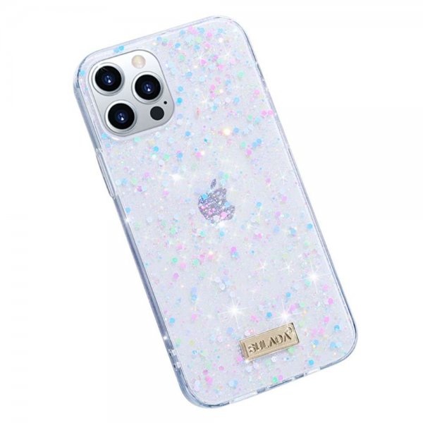 Sulada iPhone 13 Pro Max Cover Colorful Series Hvid