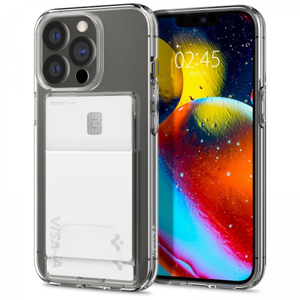 Spigen iPhone 13 Pro Max Cover Crystal Slot Dual Crystal Clear