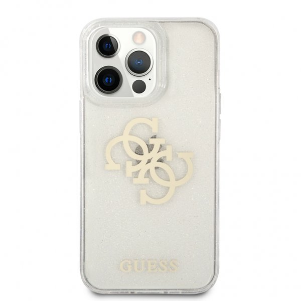 Guess iPhone 13 Pro Max Cover Full Glitter Transparent