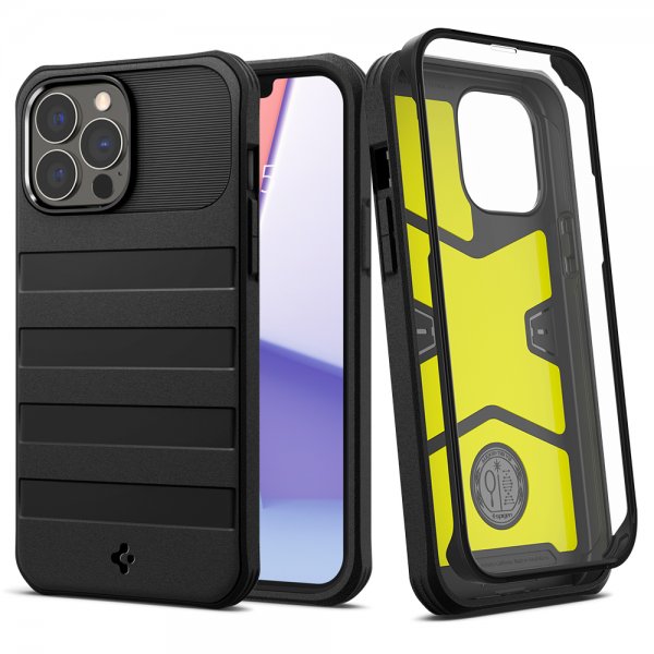 Spigen iPhone 13 Pro Max Cover Geo Armor 360 Sort