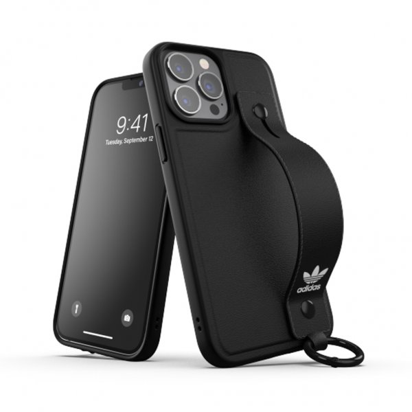 Adidas iPhone 13 Pro Max Cover Håndstrop Case Sort