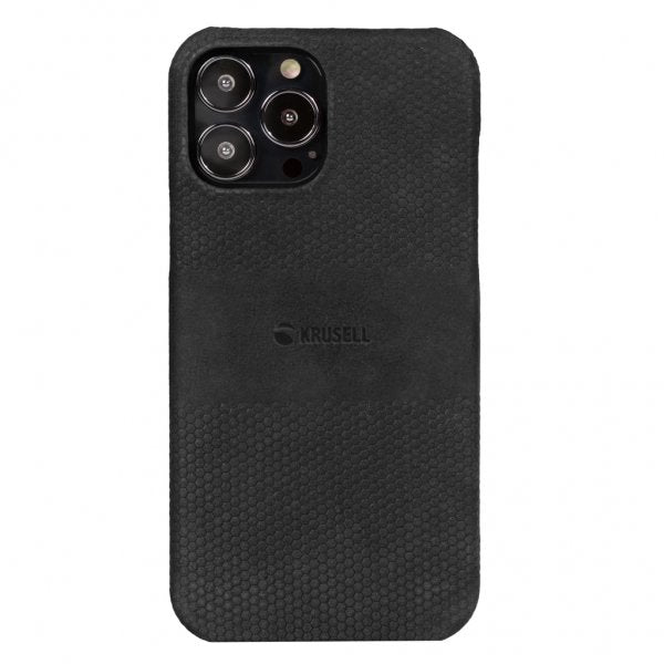 Krusell iPhone 13 Pro Max Cover Læder Sort