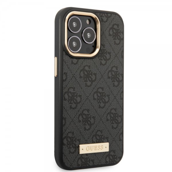 Guess iPhone 13 Pro Max Cover Metal Plate Logo MagSafe Sort