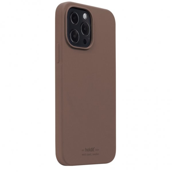 holdit iPhone 13 Pro Max Cover Silikone Dark Brown