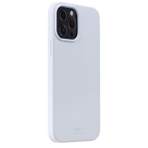 holdit iPhone 13 Pro Max Cover Silikone Mineral Blue