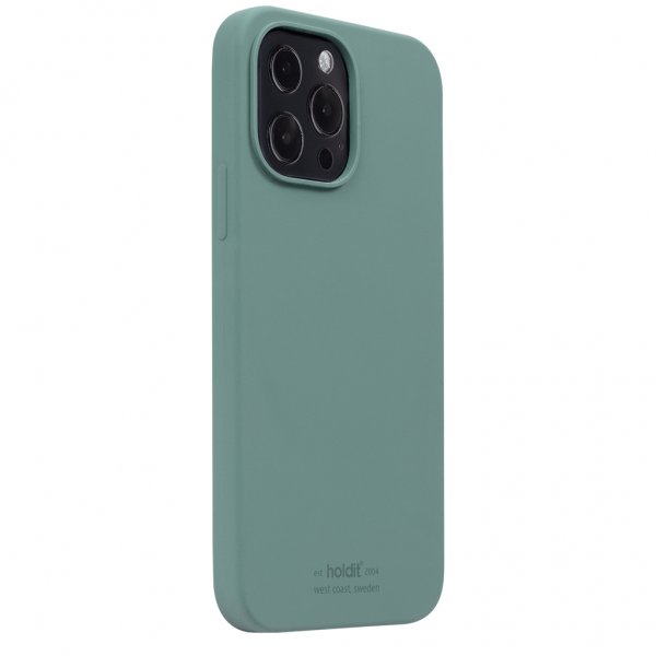 holdit iPhone 13 Pro Max Cover Silikone Moss Green