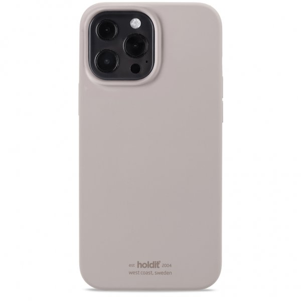 holdit iPhone 13 Pro Max Cover Silikone Taupe