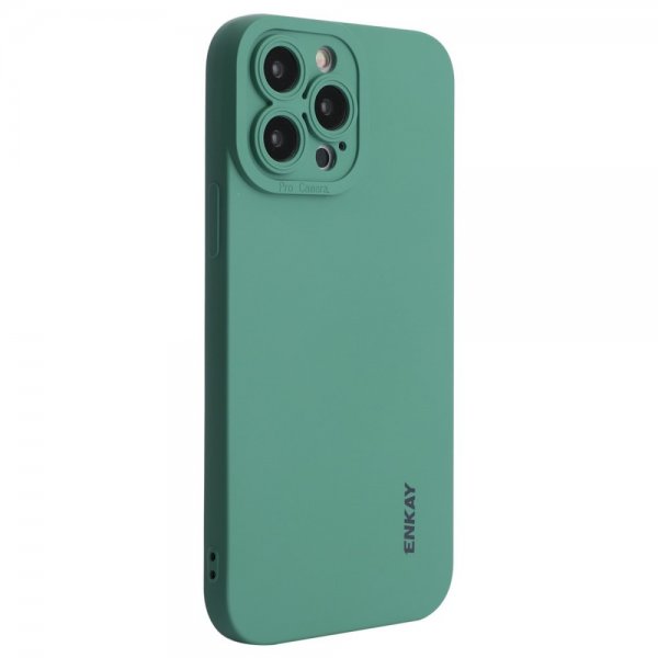 Enkay iPhone 13 Pro Max Cover Silikone Grøn