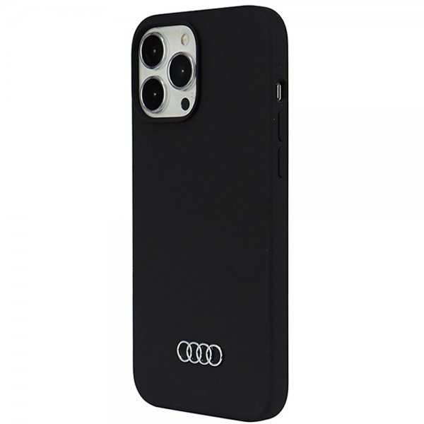 Audi iPhone 13 Pro Max Cover Silikone Sort