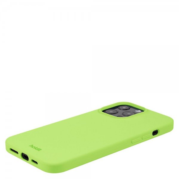 Holdit iPhone 13 Pro Max Cover Silikone Acid Green