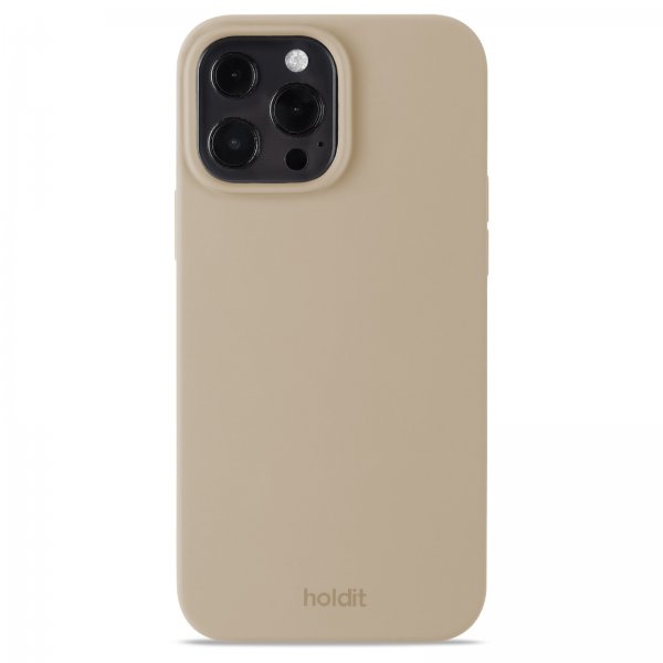 holdit iPhone 13 Pro Max Cover Silikone Latte Beige