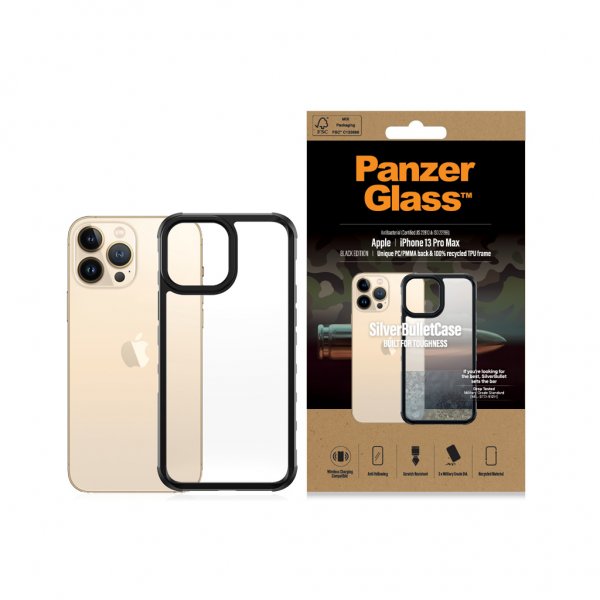 PanzerGlass iPhone 13 Pro Max Cover SilverBullet Case Sort