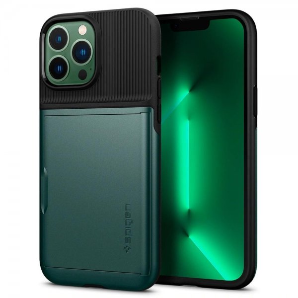 Spigen iPhone 13 Pro Max Cover Slim Armor CS Midnight Green