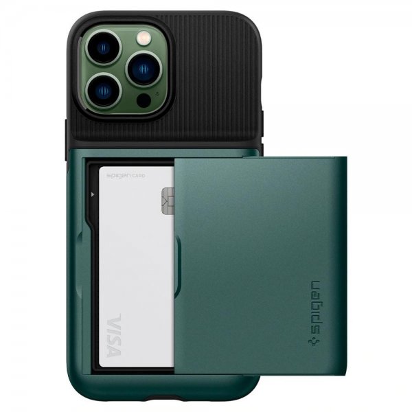 Spigen iPhone 13 Pro Max Cover Slim Armor CS Midnight Green
