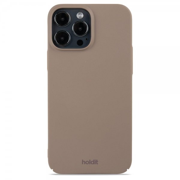 holdit iPhone 13 Pro Max Cover Slim Case Mocha Brown