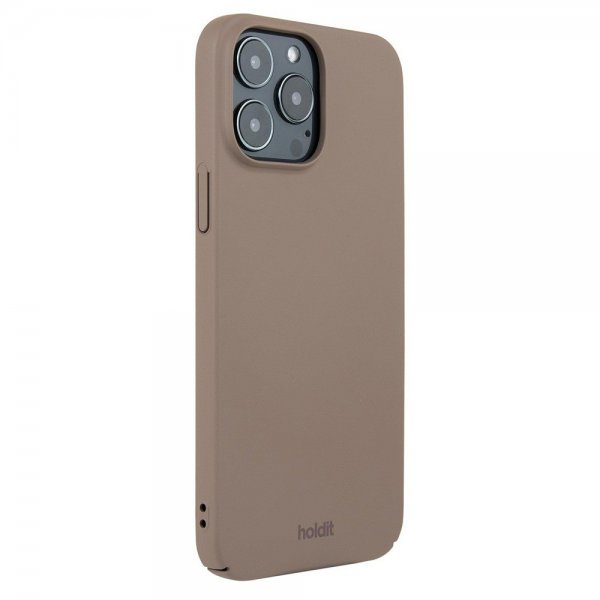 holdit iPhone 13 Pro Max Cover Slim Case Mocha Brown
