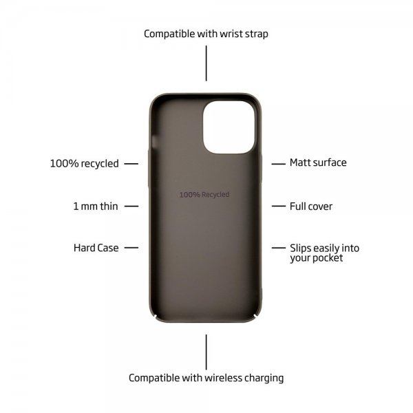 holdit iPhone 13 Pro Max Cover Slim Case Mocha Brown