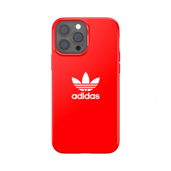 Adidas iPhone 13 Pro Max Cover Snap Case Trefoil Scarlet