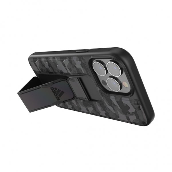 Adidas iPhone 13 Pro Max Cover SP Grip Case Camo Sort