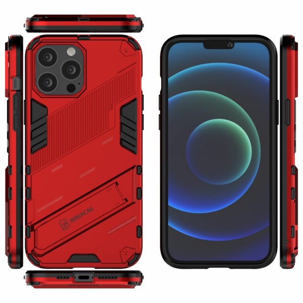 iPhone 13 Pro Max Cover Stativfunktion Rød