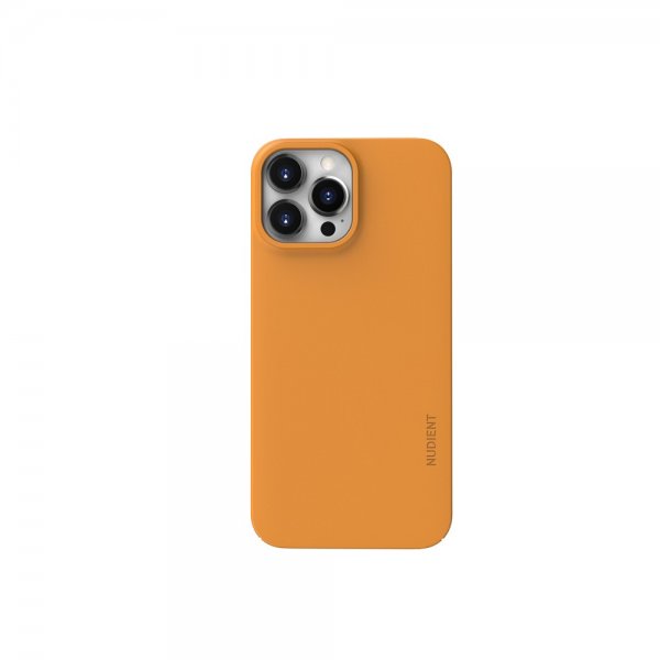 Nudient iPhone 13 Pro Max Cover Tyndt Cover V3 MagSafe Saffron Yellow