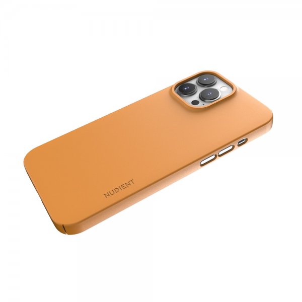 Nudient iPhone 13 Pro Max Cover Tyndt Cover V3 MagSafe Saffron Yellow