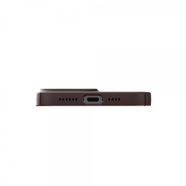 Nudient iPhone 13 Pro Max Cover Thin Case V3 MagSafe Sangria Red