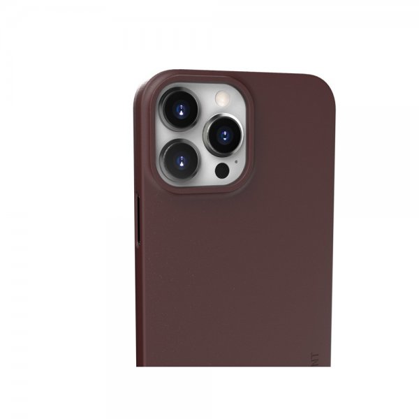 Nudient iPhone 13 Pro Max Cover Thin Case V3 MagSafe Sangria Red